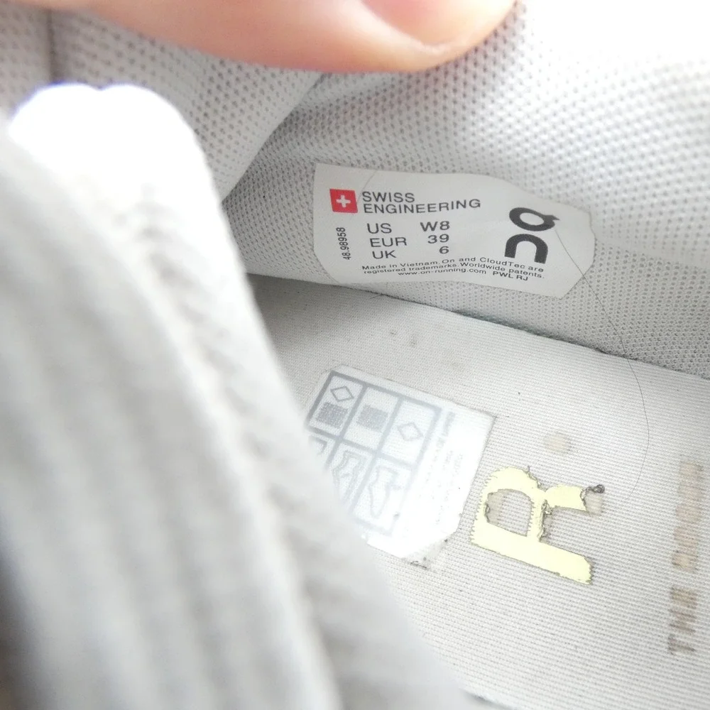 On Running The Roger Advantage White Ivory Sneakers Womens 8 48.98958